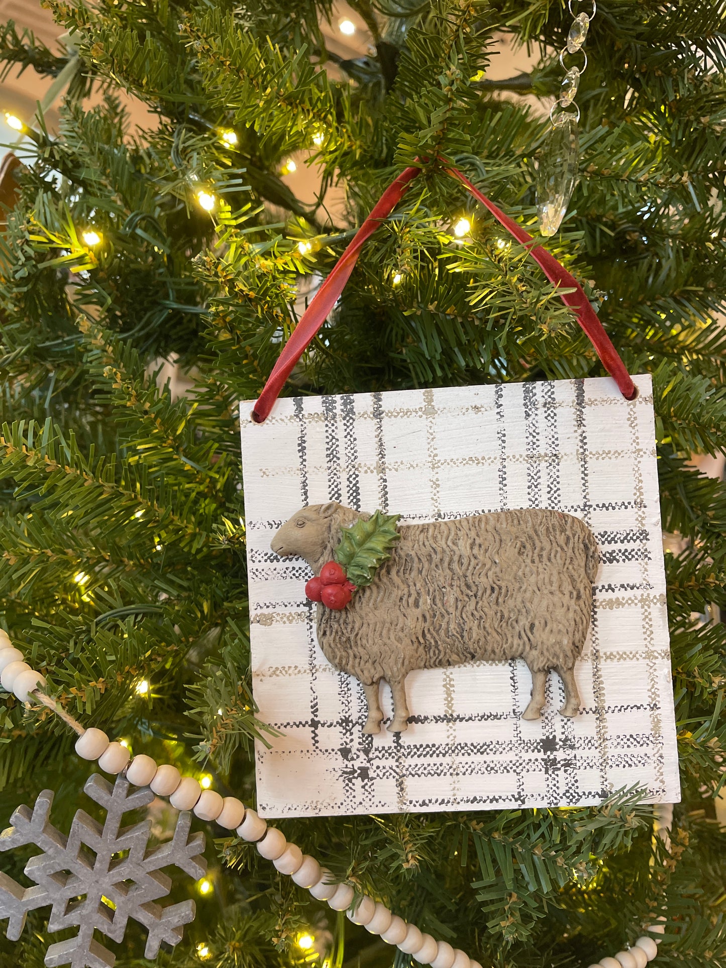 Handmade Farm Animal Ornament / Hanger
