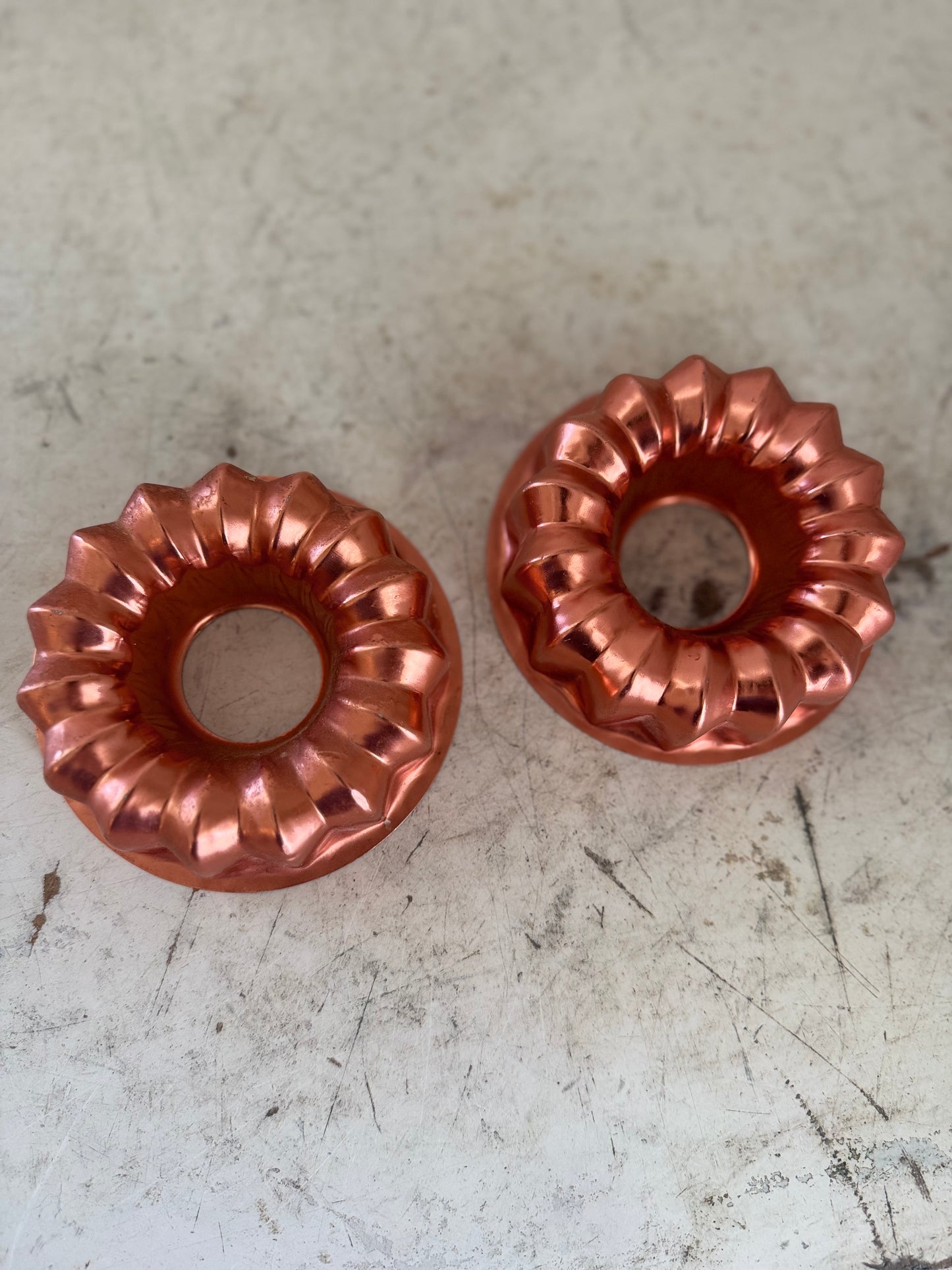 Mini Copper Color Aluminum Jello Molds