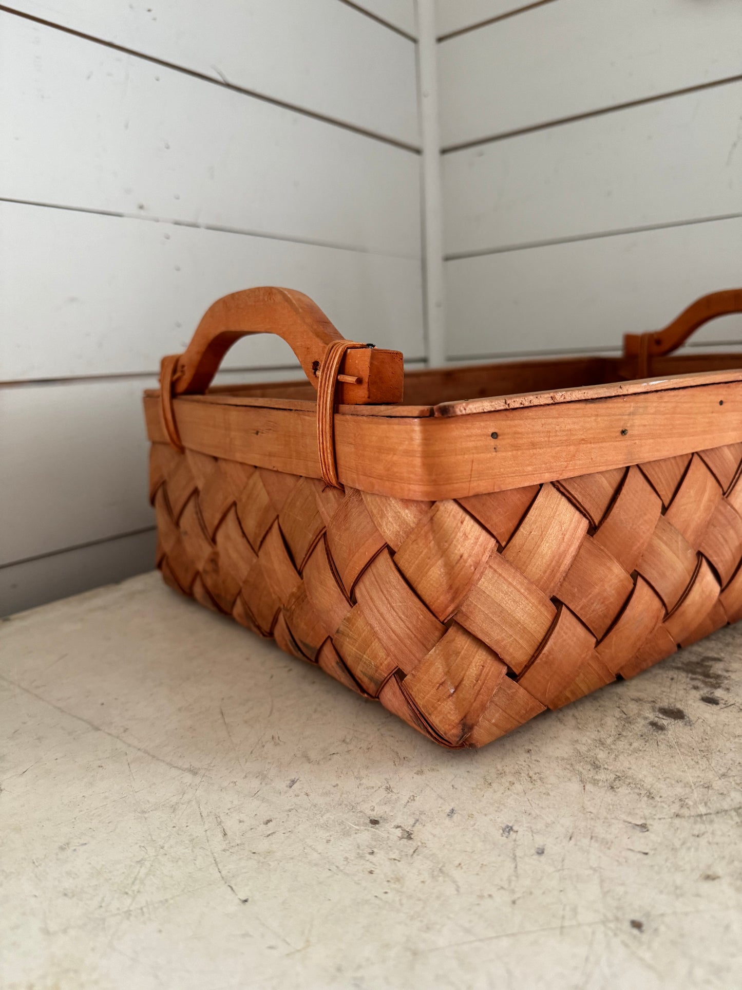 Woven Basket with Handles