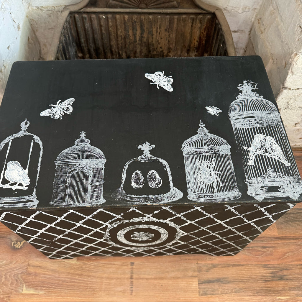 French Country Stamped Chest