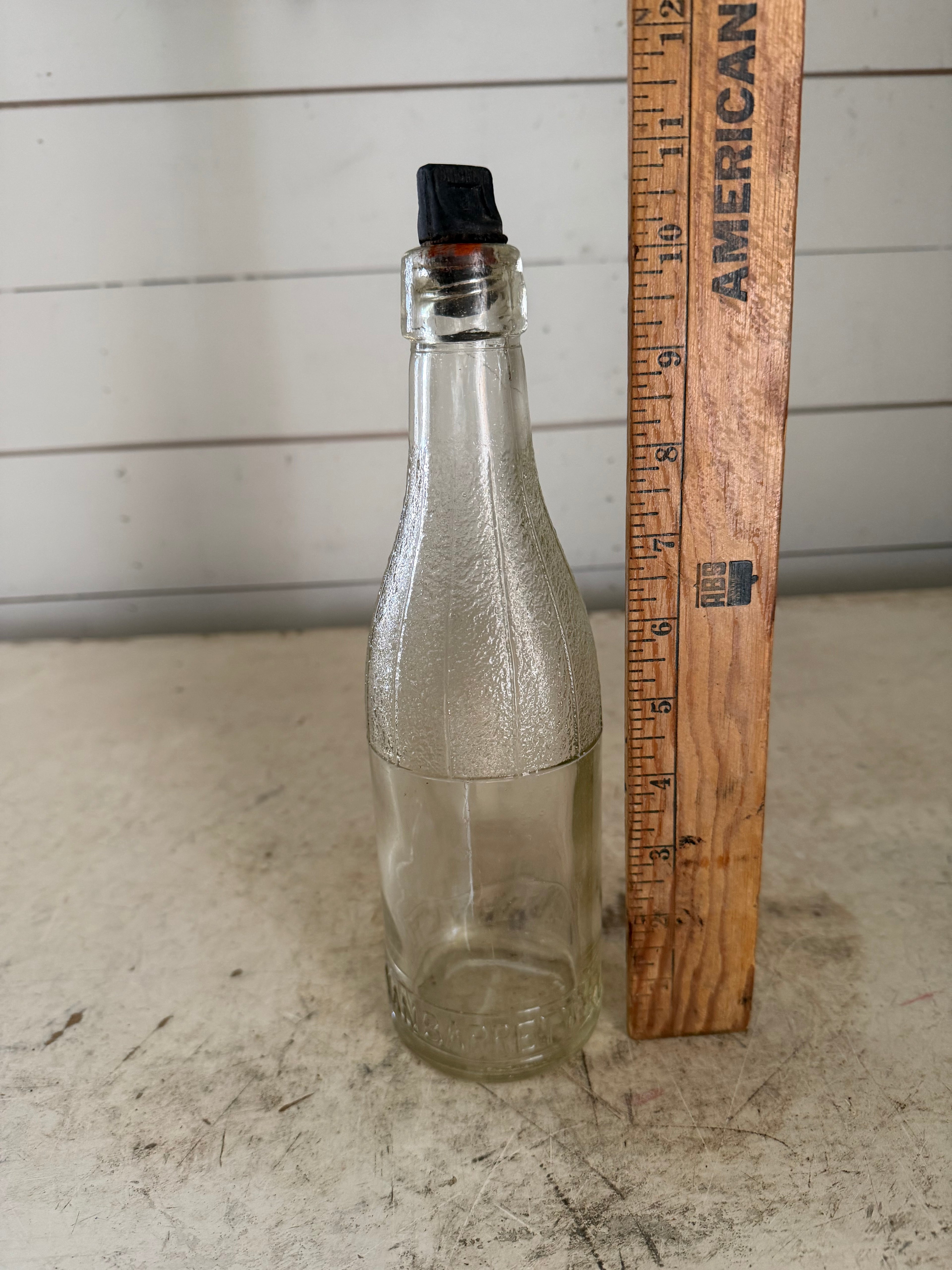 Vauxhall, Plowman, Barrett & Co LTD Clear Glass Bottle