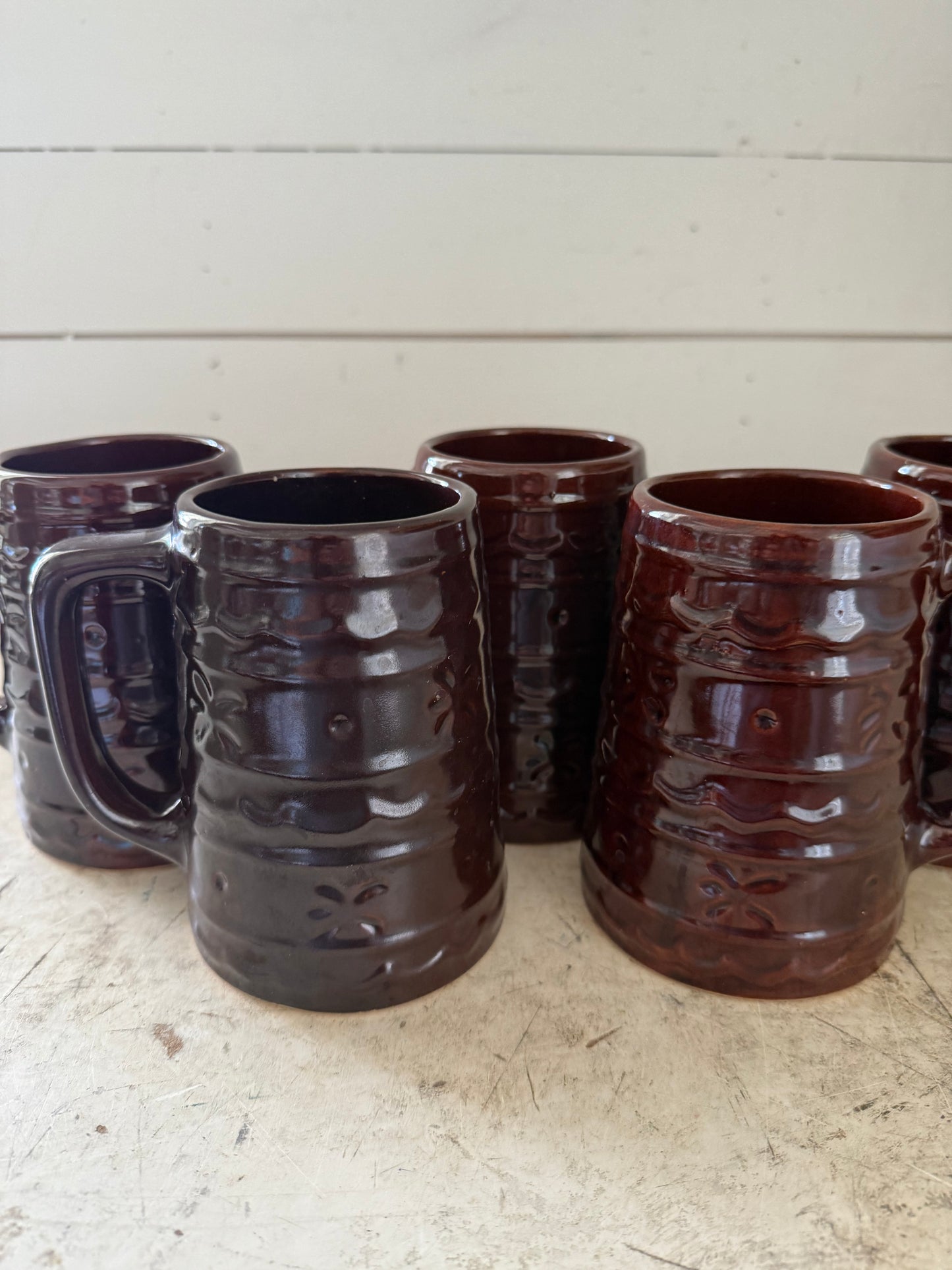 Marcrest Daisy Dot stoneware mug - sold individually