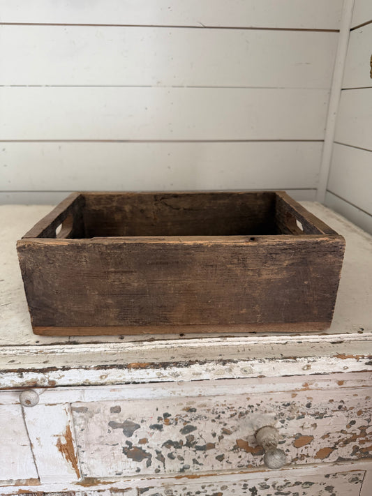 Reclaimed Wood Box with handles