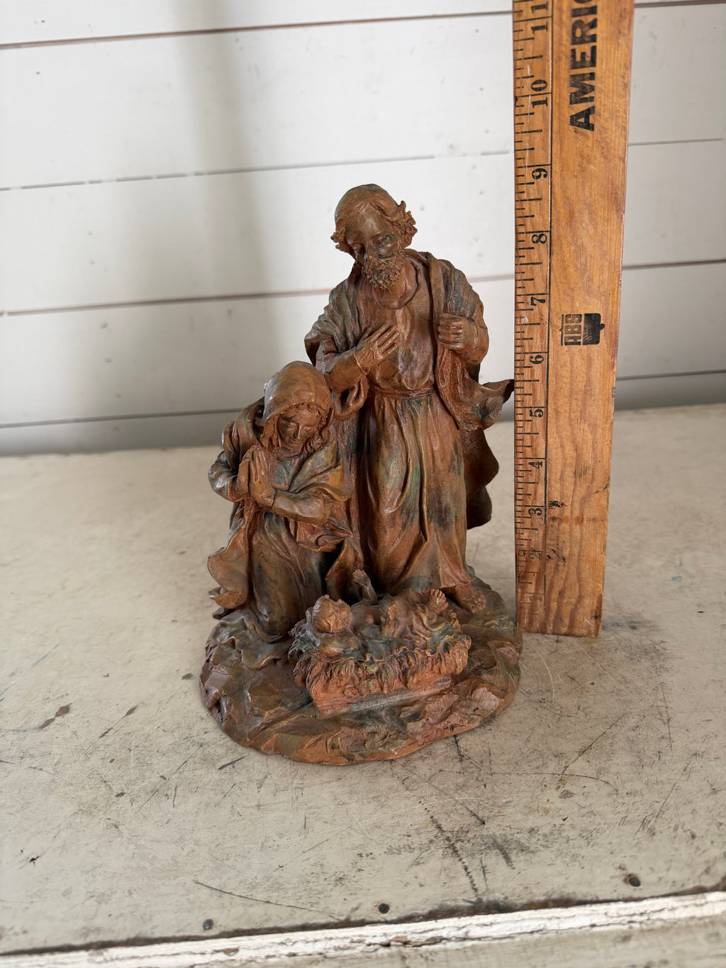 Vintage Resin Holy Family - Will Replace Joseph’s Missing Staff
