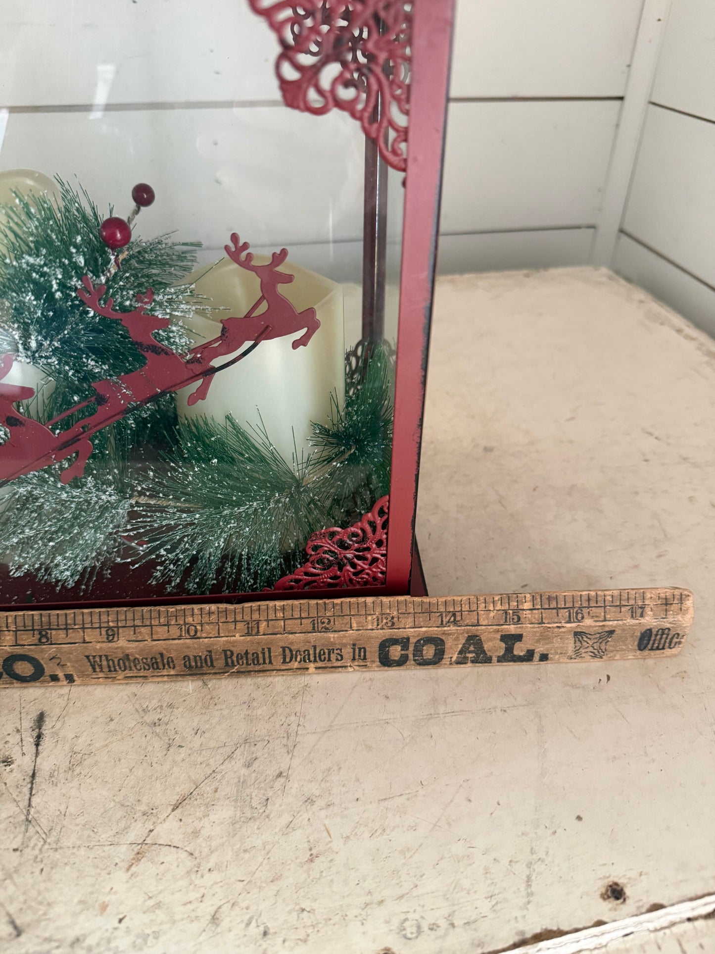 Oversized Christmas lantern
