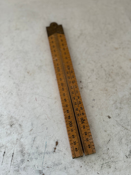 Antique English Folding Ruler