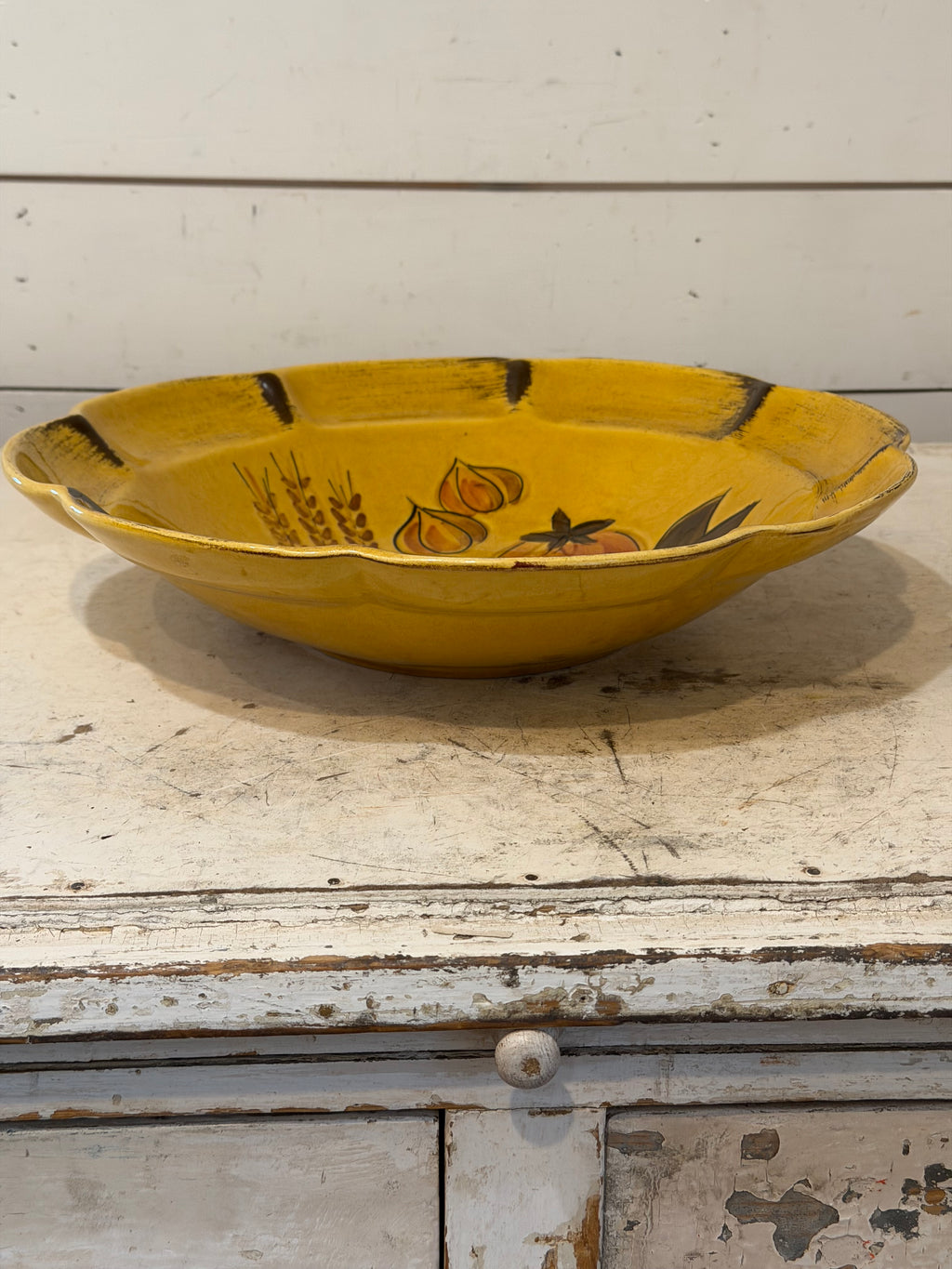 Vintage California Pottery Spaghetti Bowl