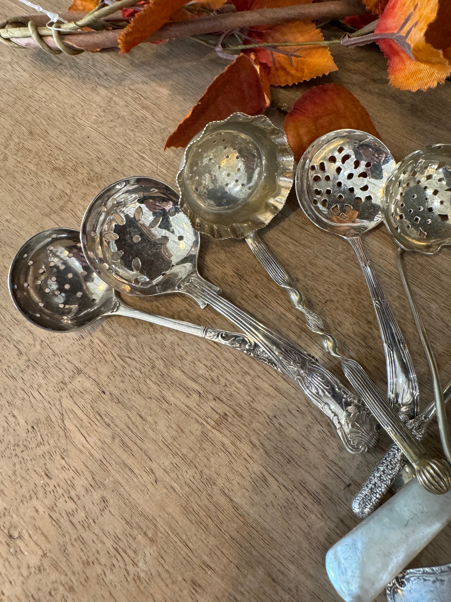 English Victorian Silverplate Sugar shaker spoons sold individually