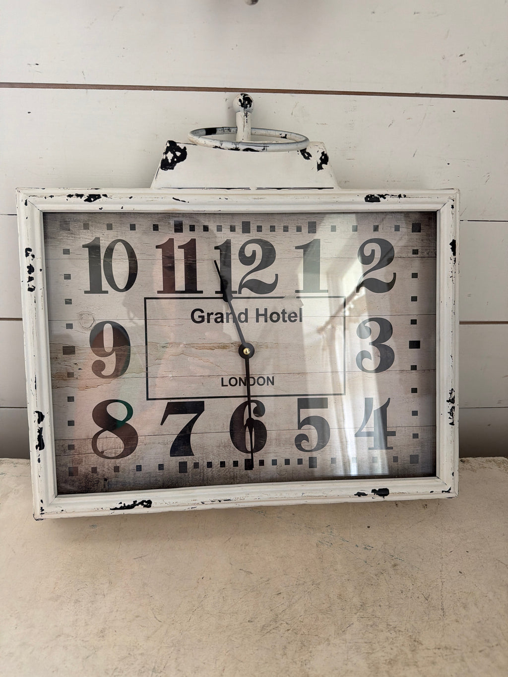 White clock will get makeover