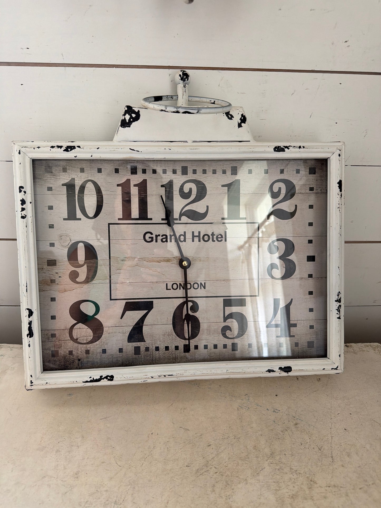 White clock will get makeover