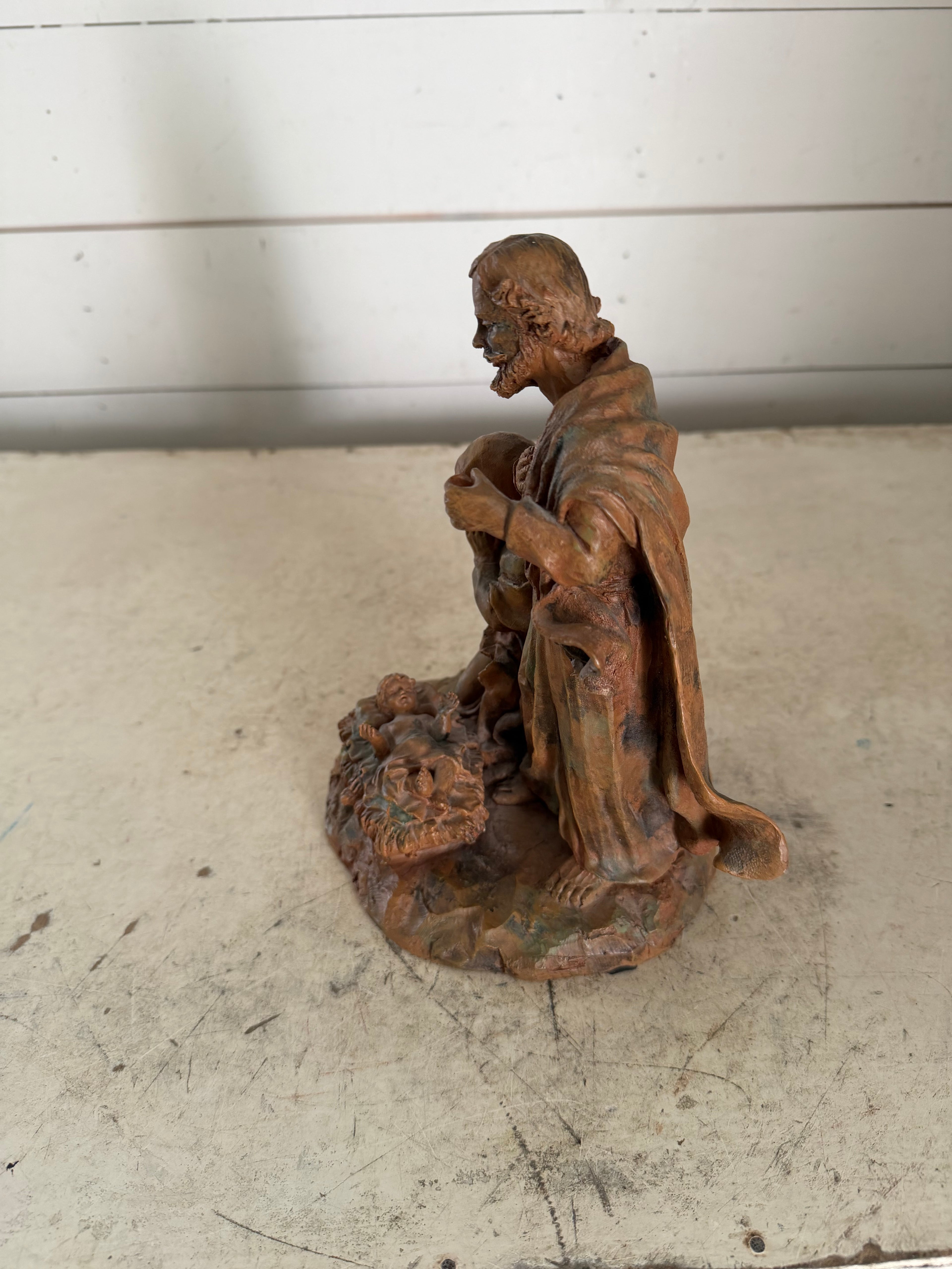Vintage Resin Holy Family - Will Replace Joseph’s Missing Staff