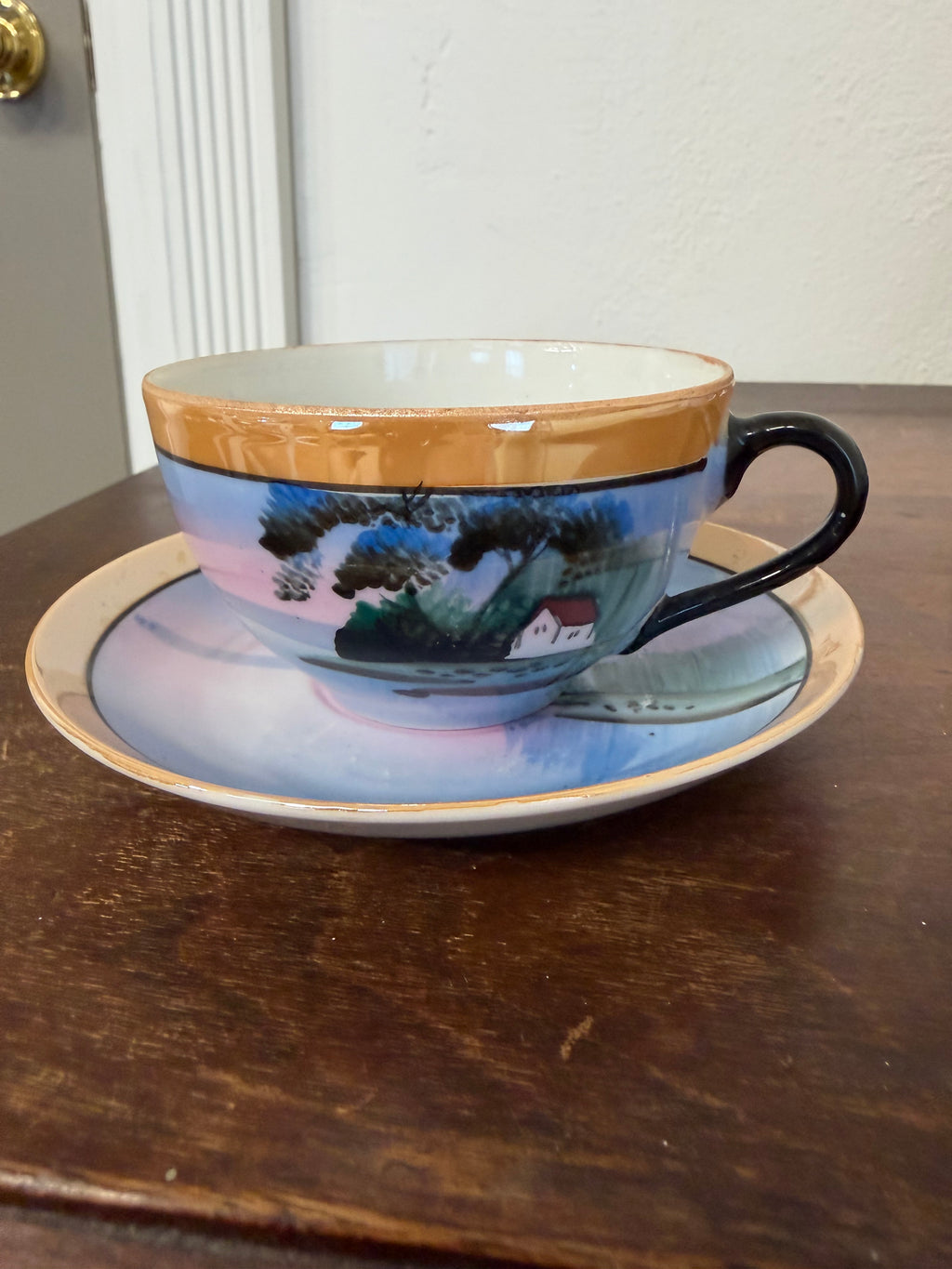 Vintage Japanese lusterware tea set - sold individually