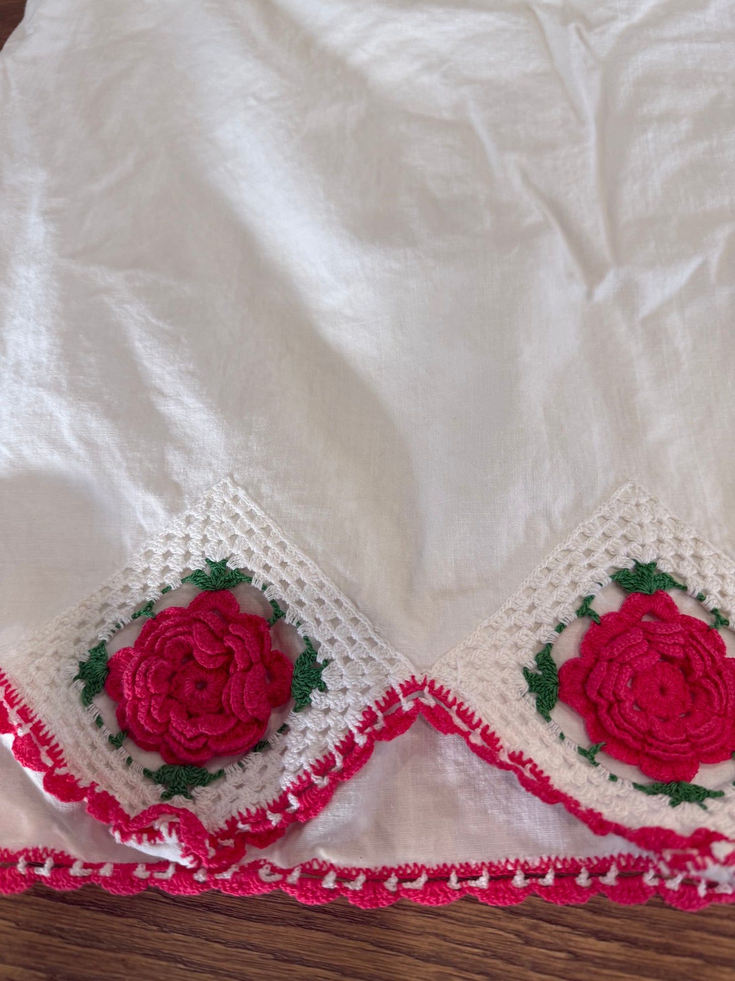 Bright Pink Flower Pillowcase