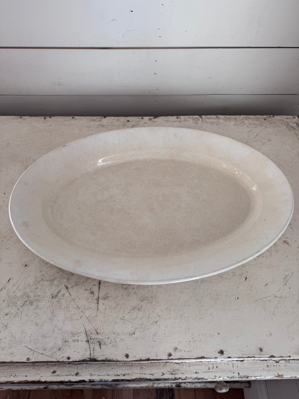 Antique Homer Laughlin Large Ironstone Platter