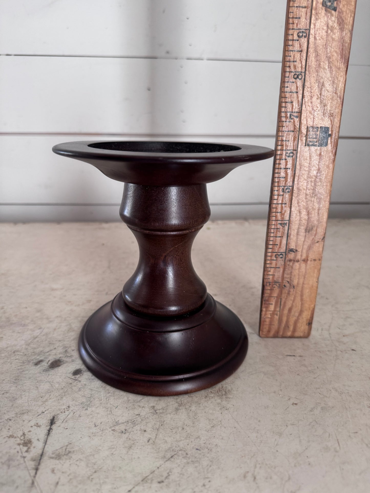 Wood Turned Candlestick