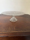 Imperial Crystal Cape Cod 10 1/2" Footed Cake Stand