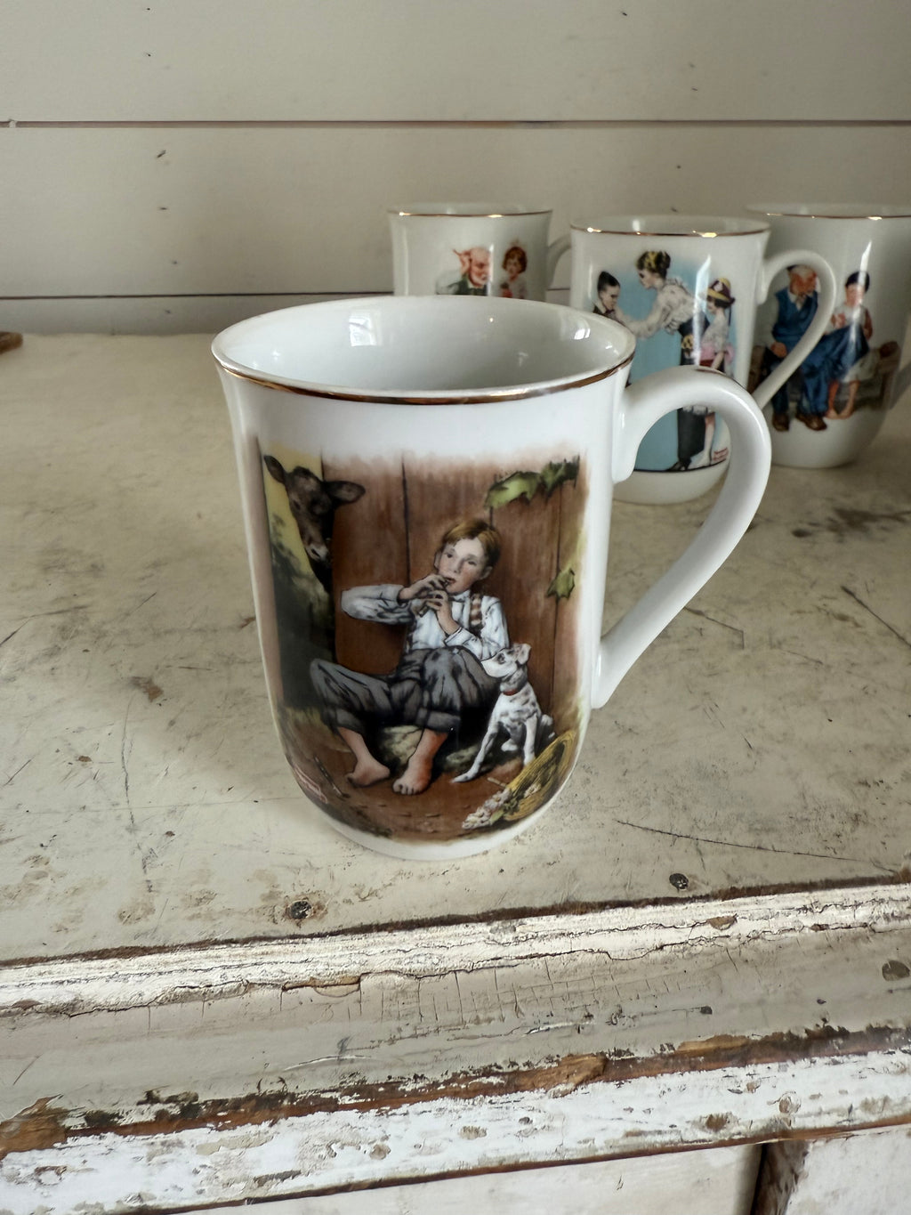 Norman Rockwell Collectible Mugs