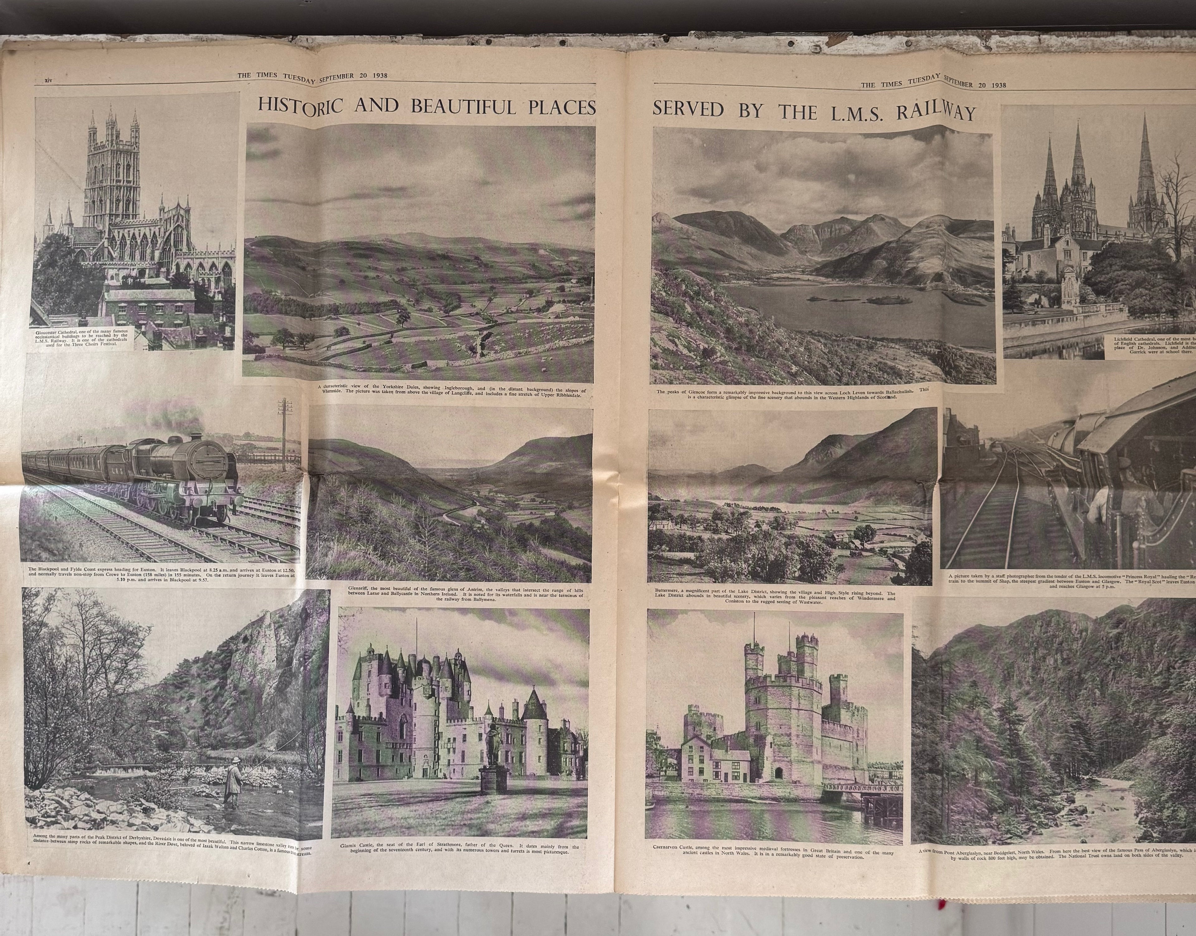 The Times LMS Railway Century Number News Paper Sept. 20, 1938