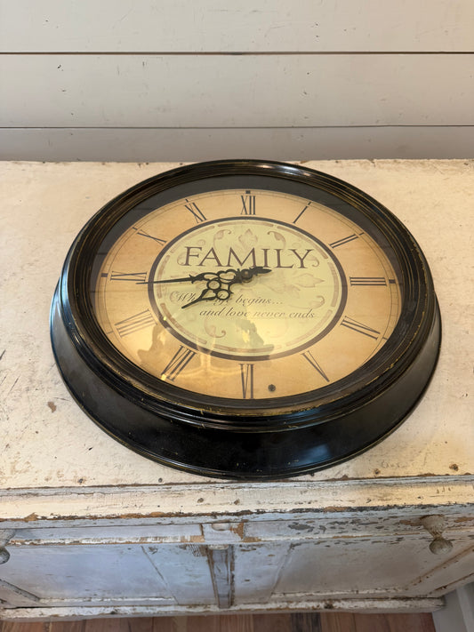 Round Family Wall Clock - Will Get Art