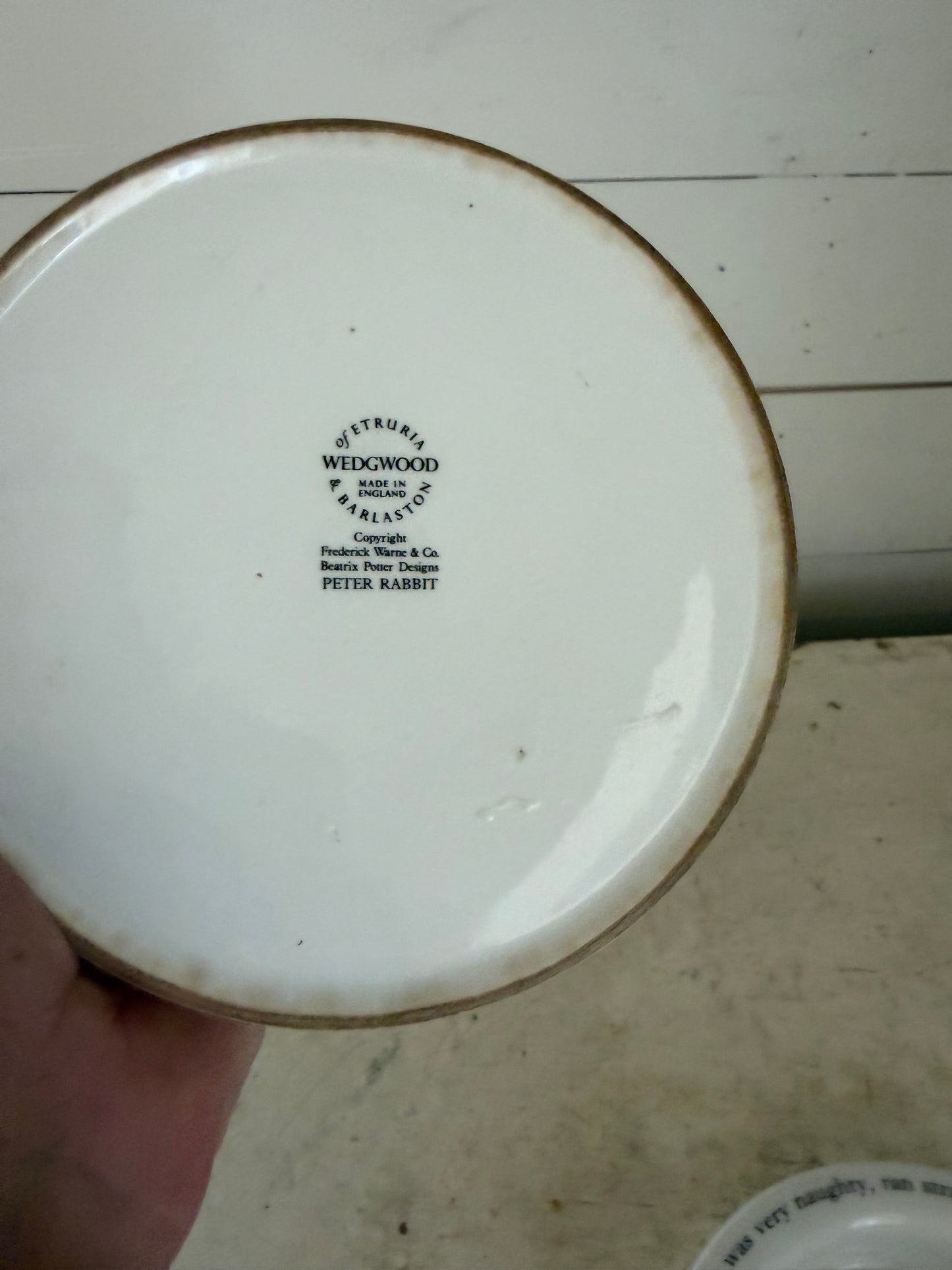 Wedgwood Peter Rabbit porringer/child's bowl Sold individually