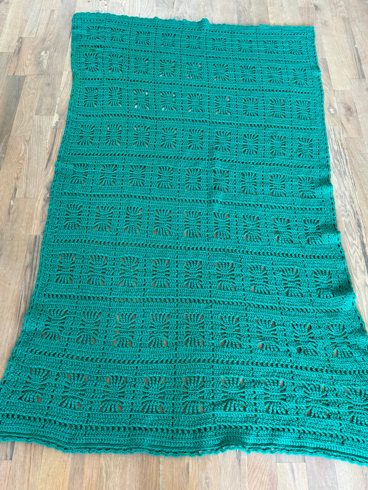 Green Afghan (small stain)