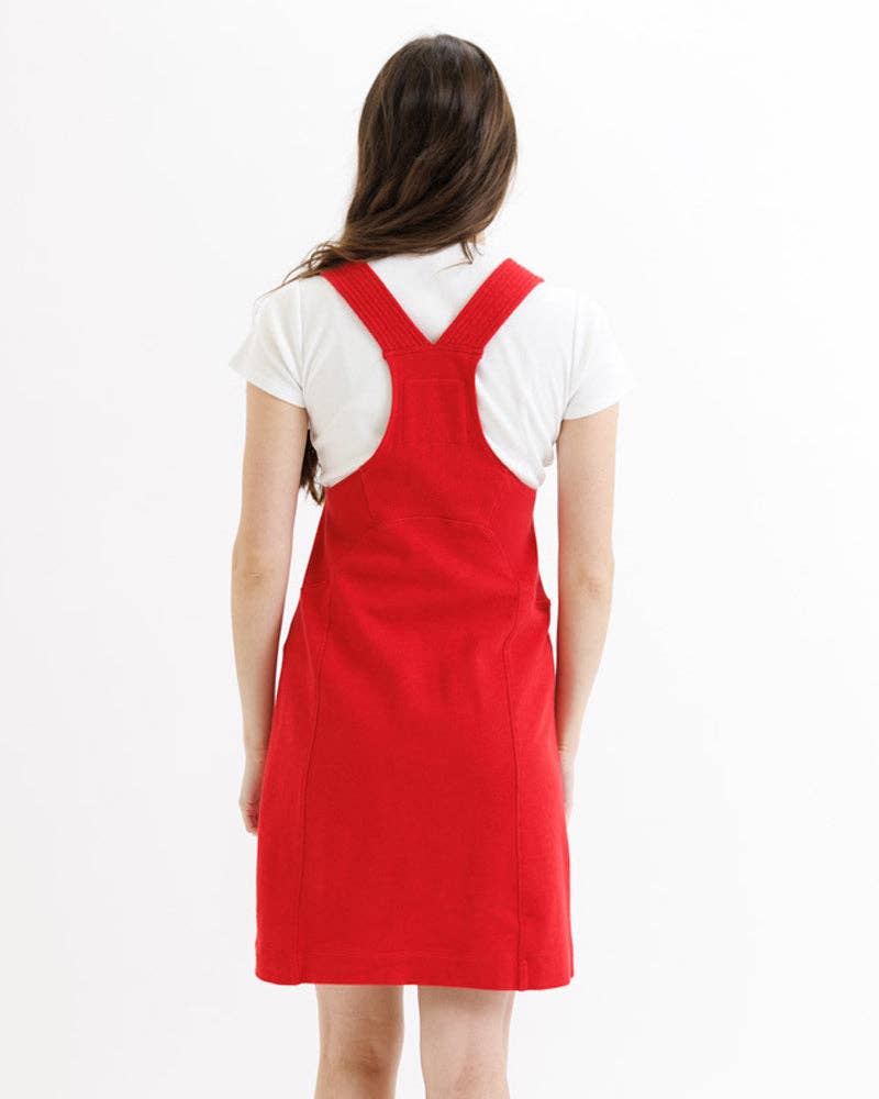 Perfect Balance Red Knee Length A-line Jumper