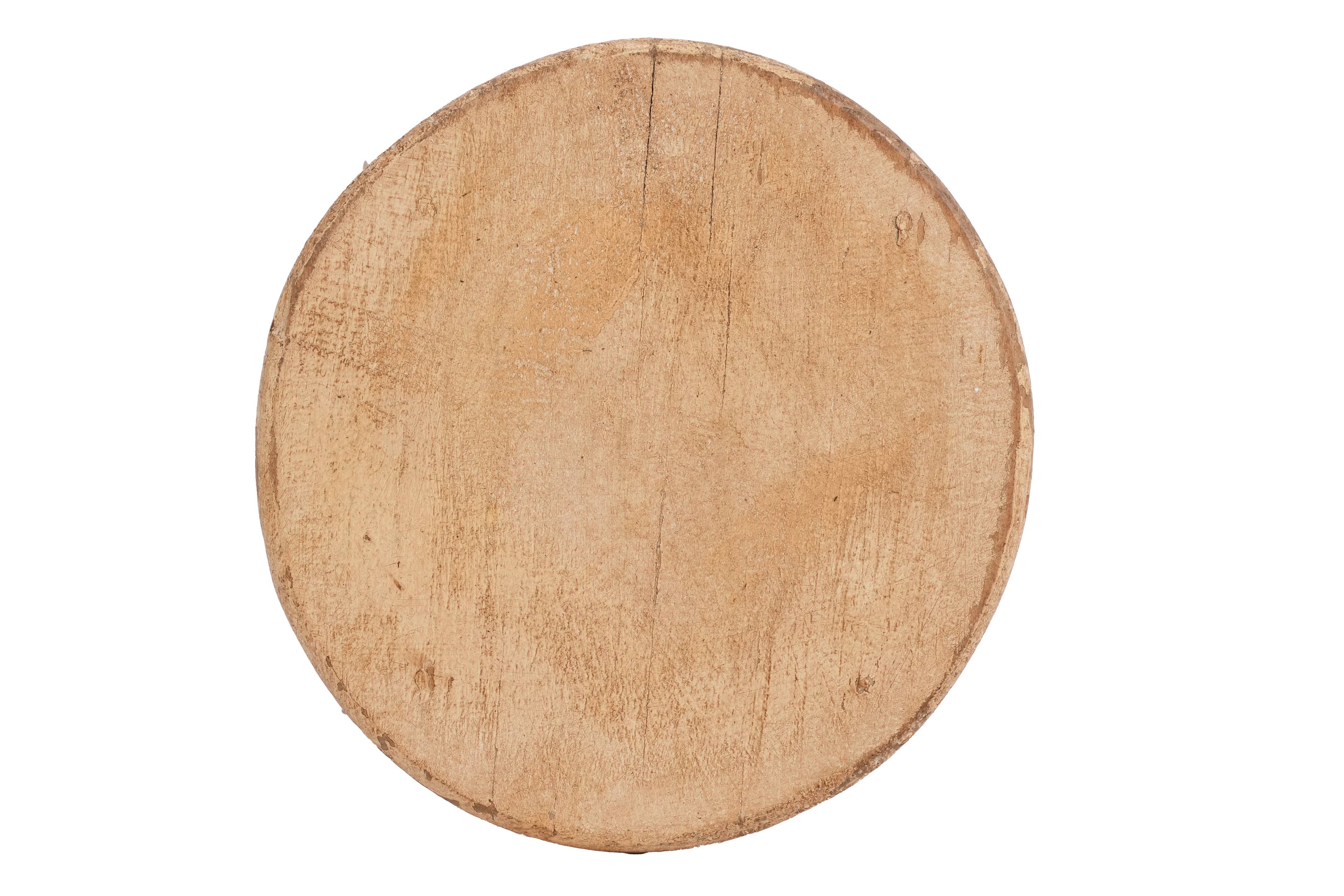 Monroe Farmhouse Stool-8x10 in-Rustic-Antiqued White-Monroe