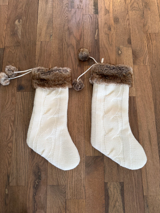 18” Stockings Sold Individually - pottery barn style