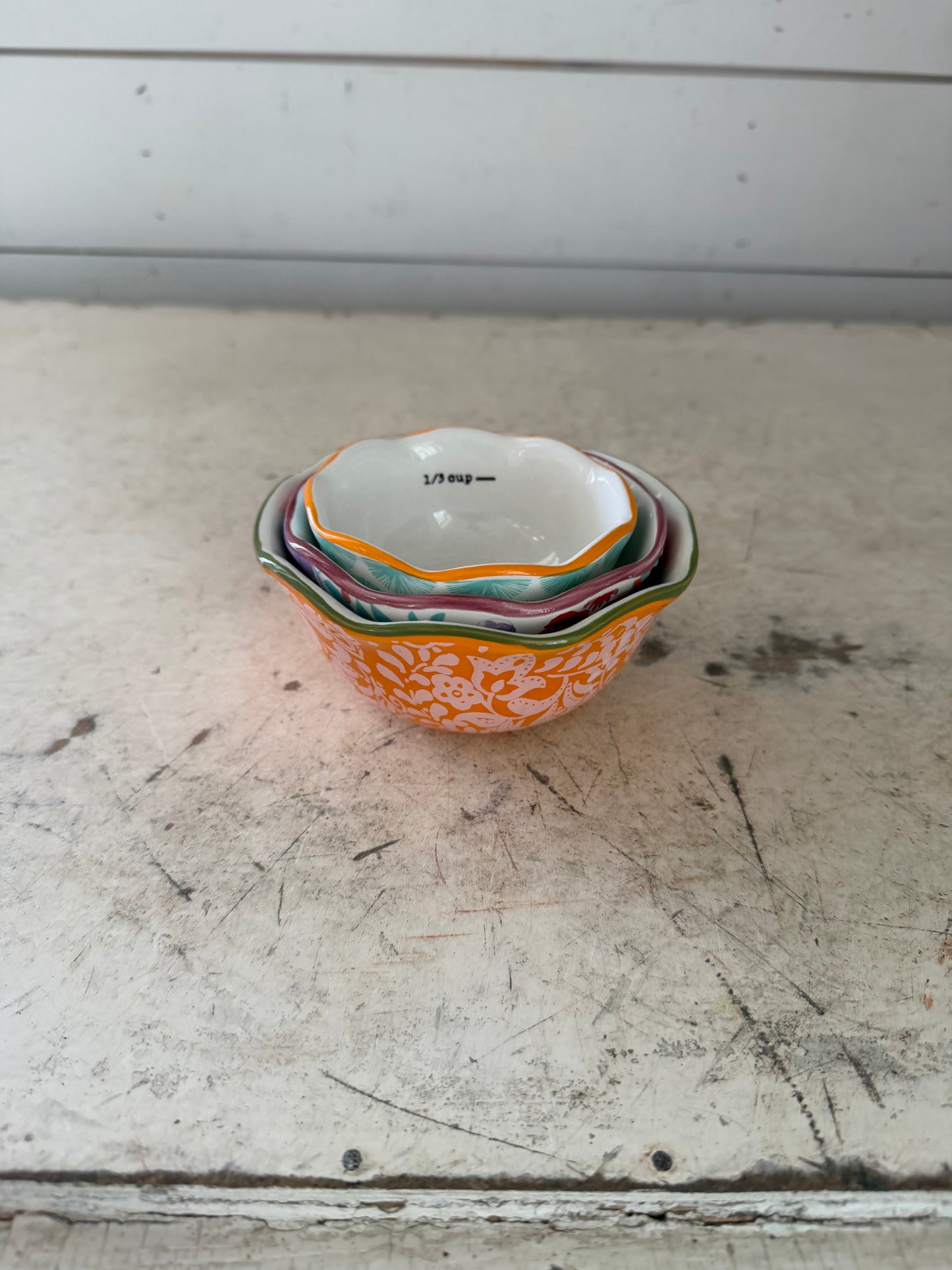 Pioneer woman nesting measuring cups set of three