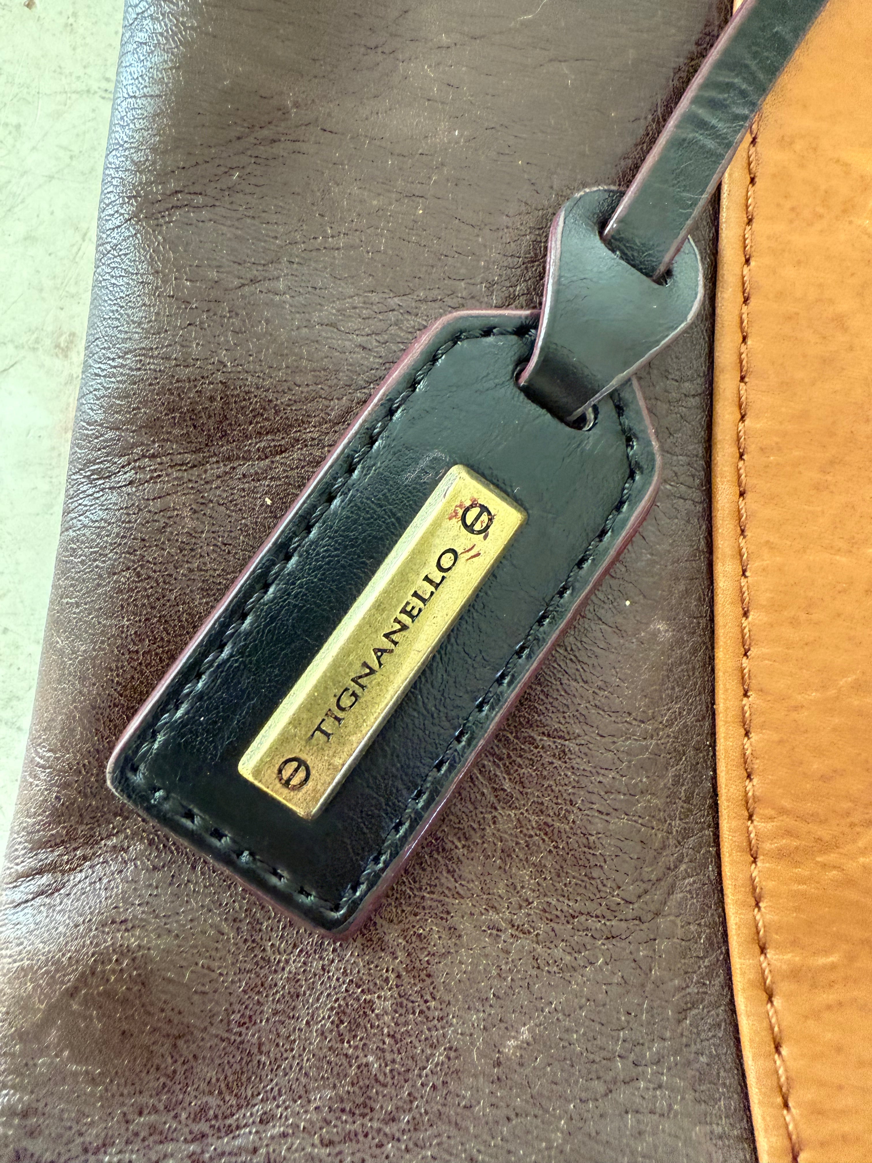 TIGNANELLO TRI-color LEATHER PURSE