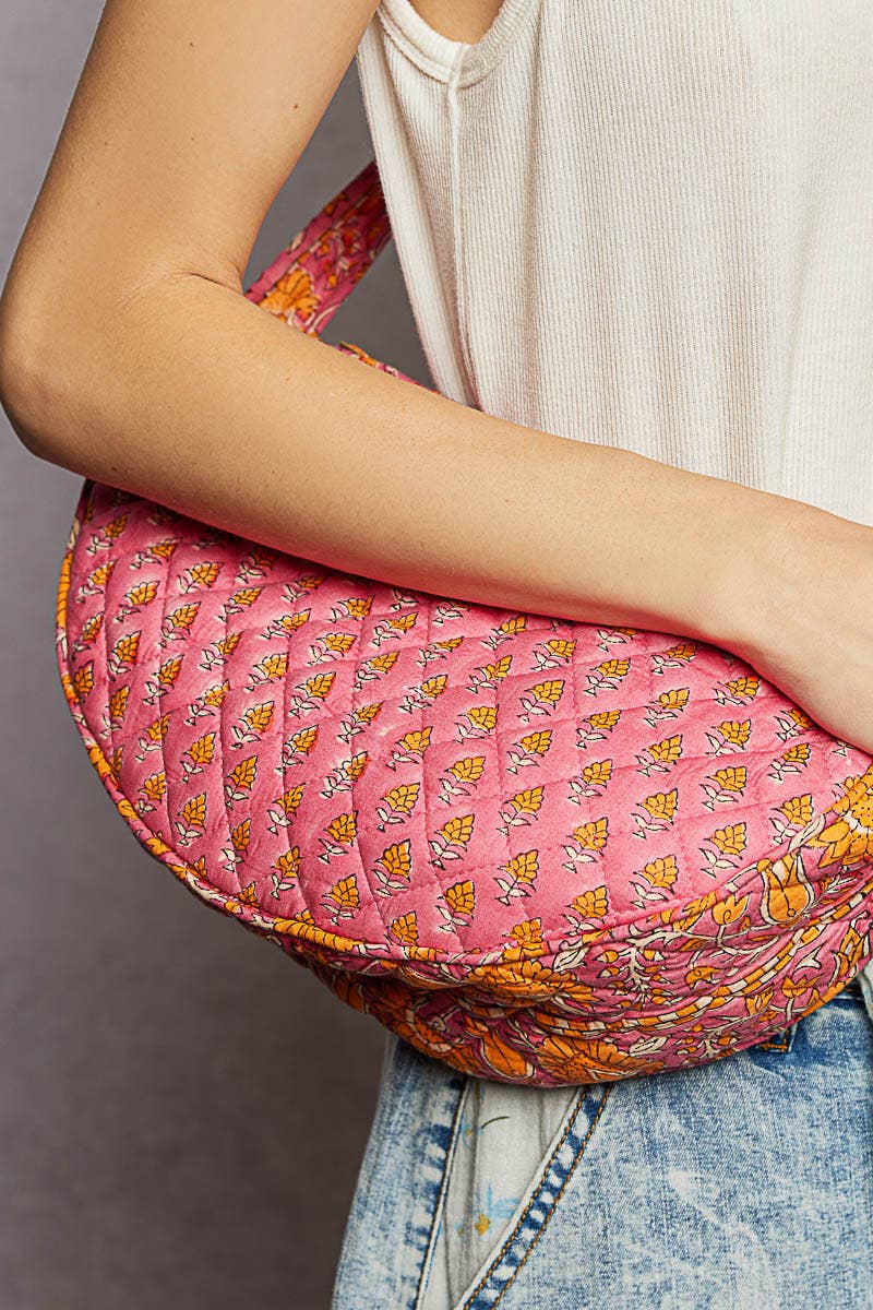 Essential Lightweight Quilted Floral Bag