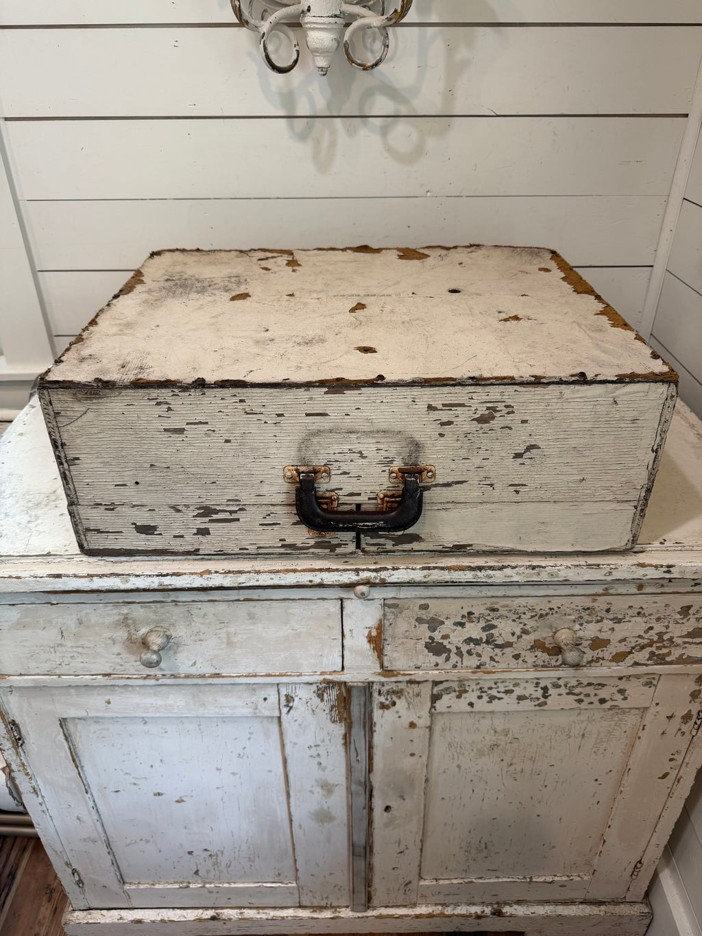 Vintage, Handmade Wood Doctors Chest