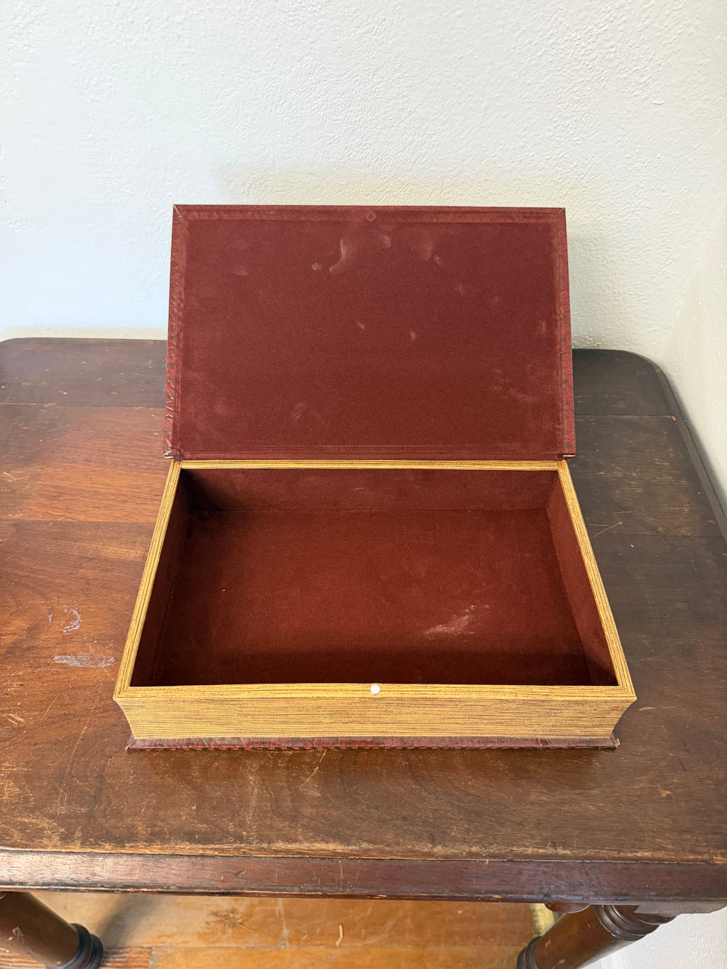 Book box decorative hidden storage