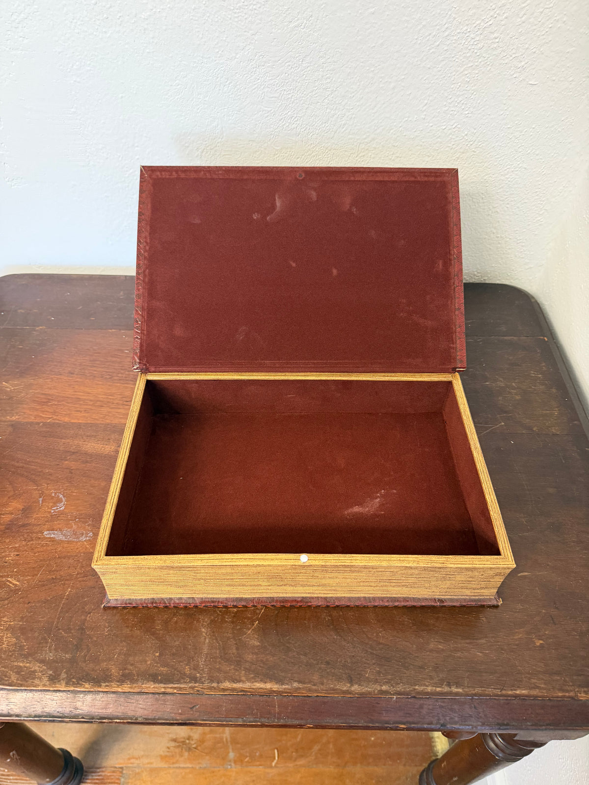 Book box decorative hidden storage