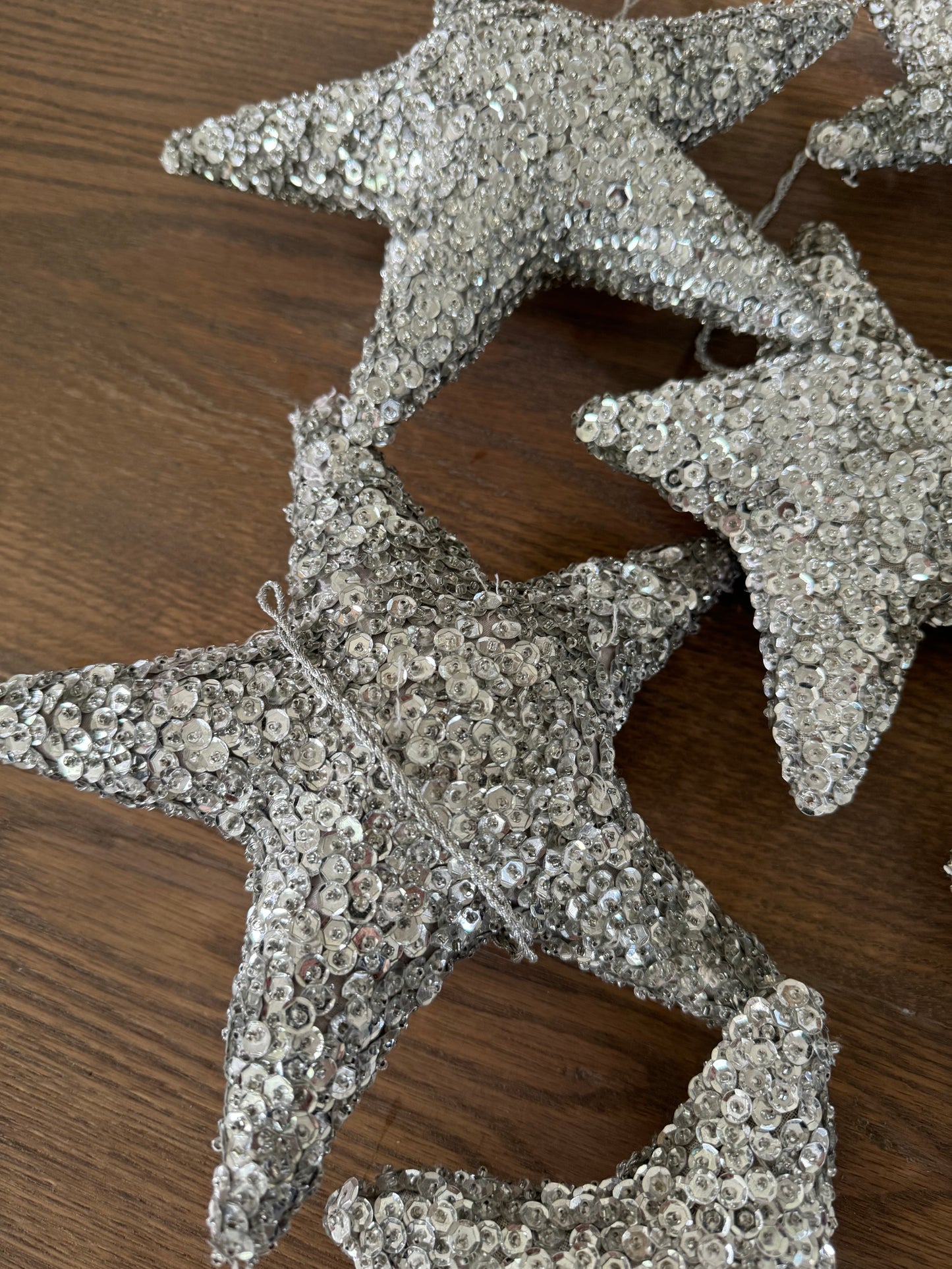 Vintage Sequin Star Ornament - Sold Individually