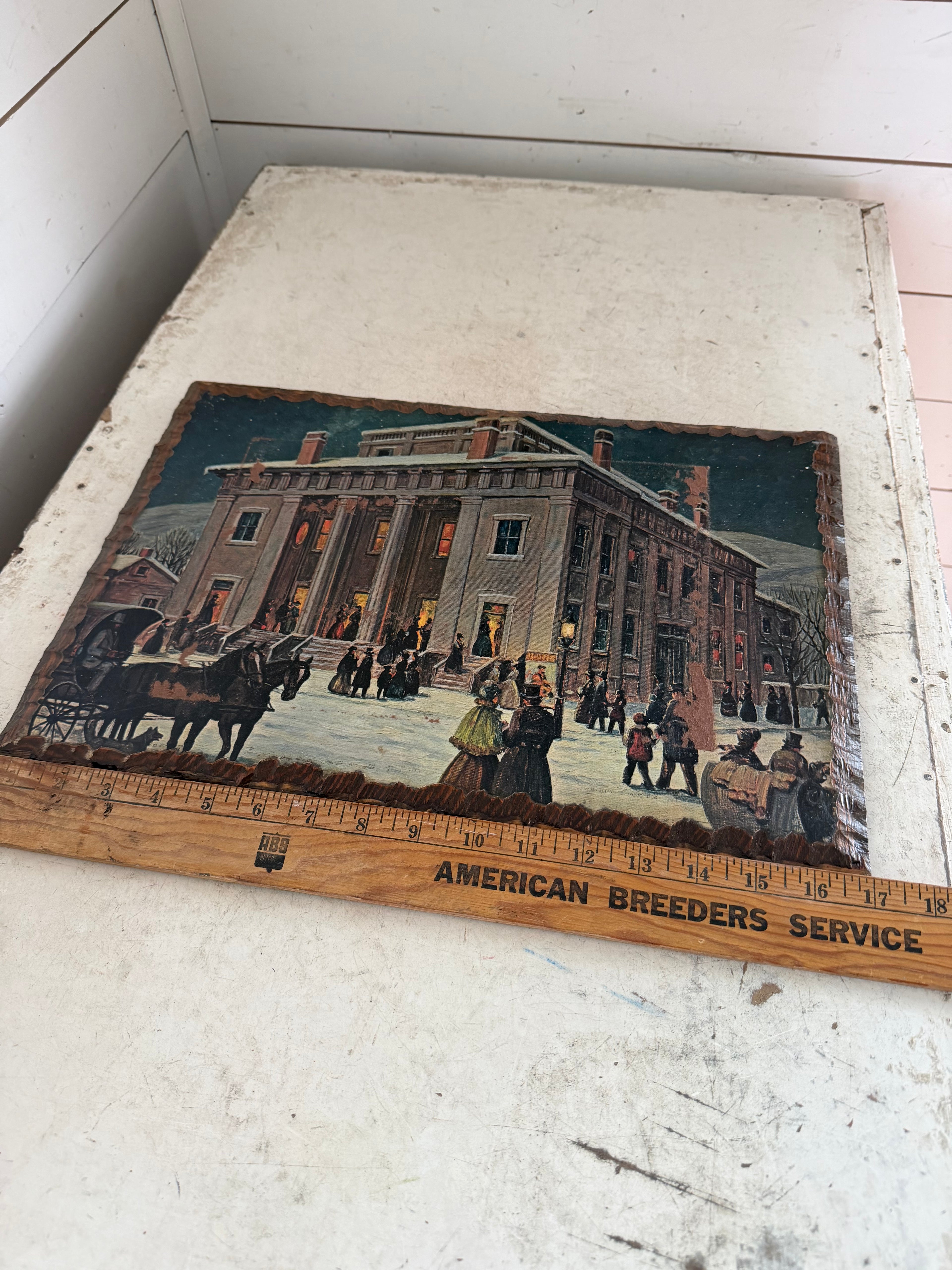 New Year's Eve 1862 – Old Salt Lake Theater PRINT by artist Lee Greene Richards