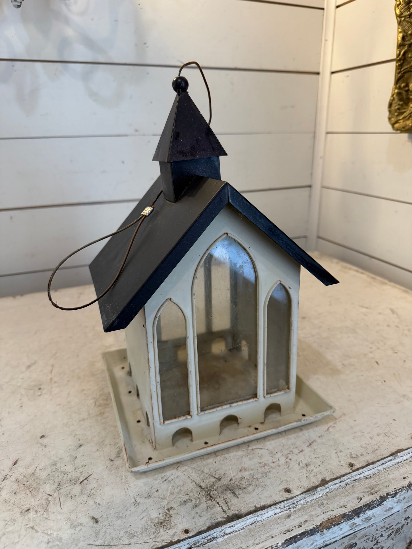 Backyard Glory Steel Hanging Hopper Bird feeder - 5-lb