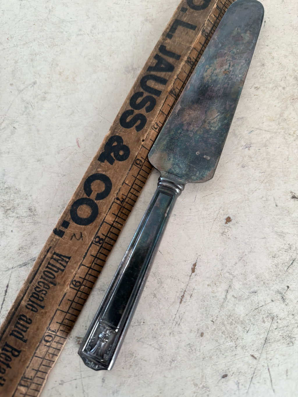 Vintage Silver Plate Cake Server