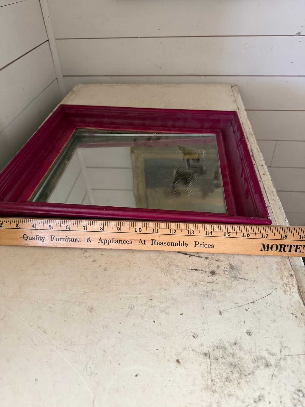 Vintage wood Framed Mirror Will Get Makeover