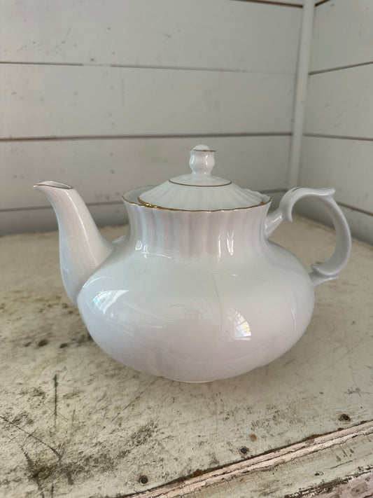 Vintage polish teapot - Chodziez - for decor - has been glued together