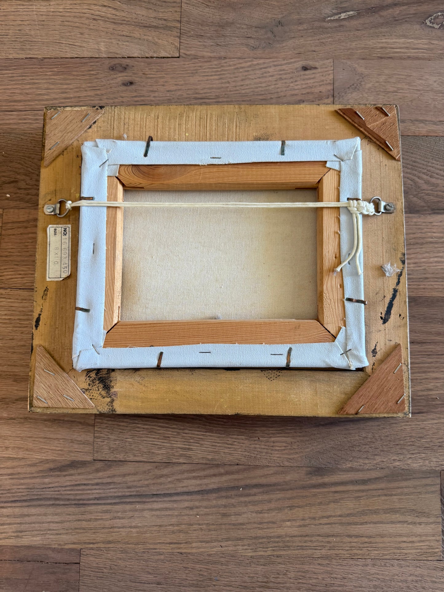 Vintage  Gold Frame with Original Oil 8x10