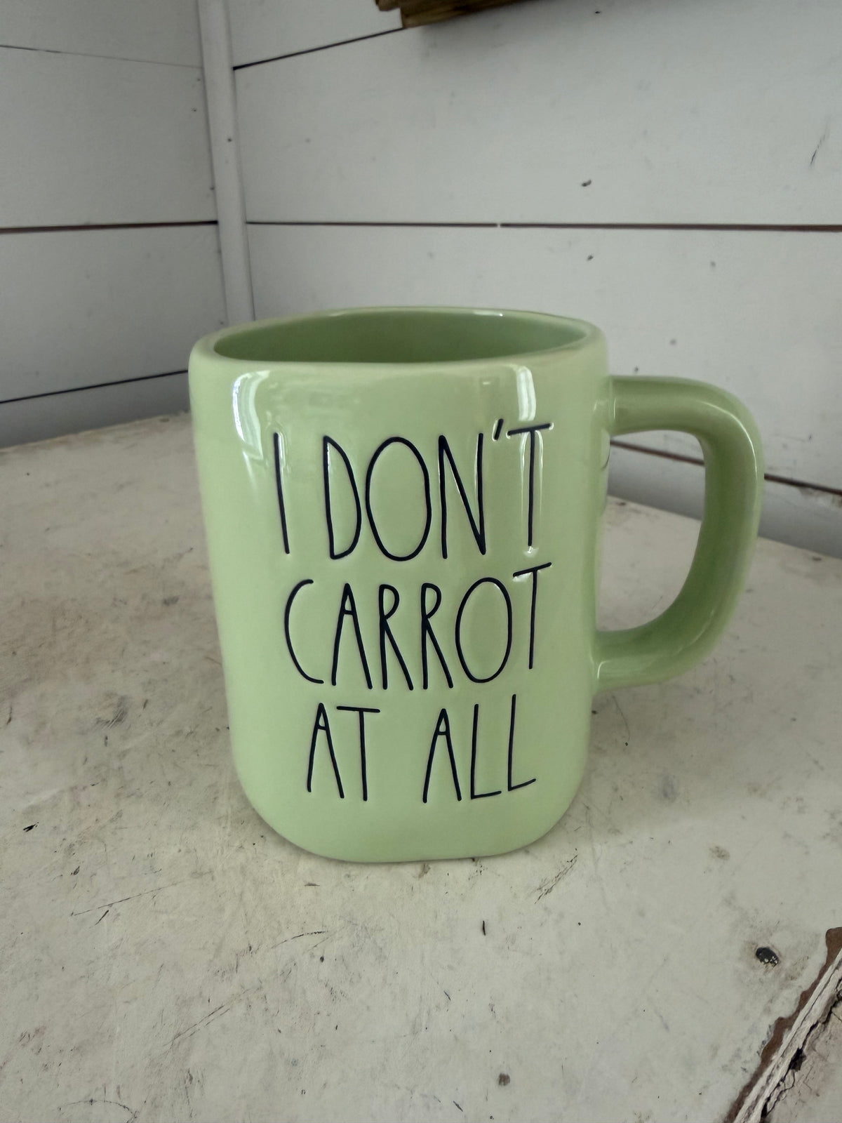 Rae Dunn Easter Coffee Mug "I Don't Carrot At All" Mug