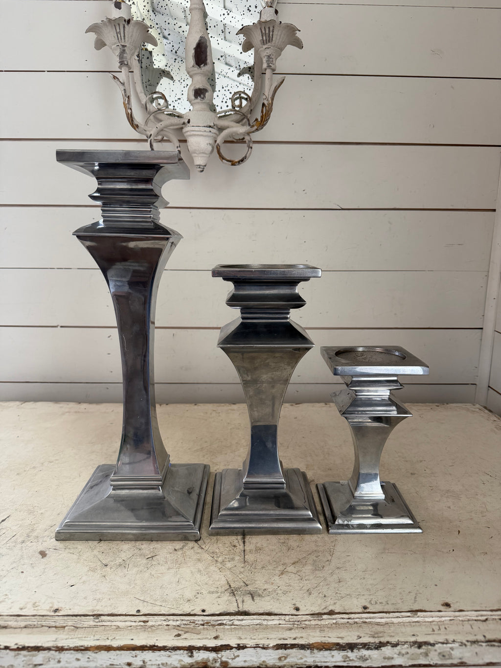Set of Lenox Candlesticks - Will Get Wax Removed and Polished, as good as we can