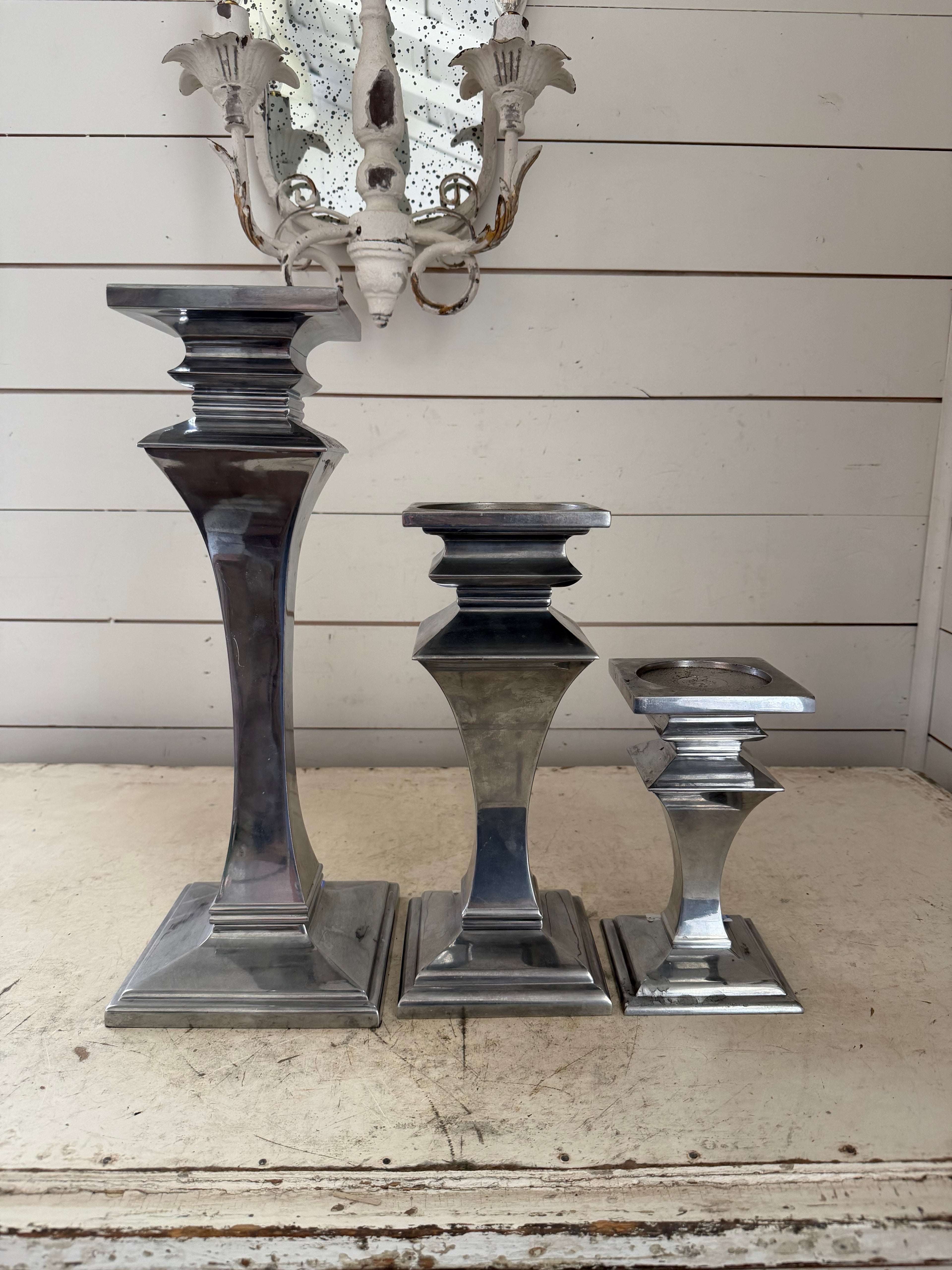 Set of Lenox Candlesticks - Will Get Wax Removed and Polished, as good as we can