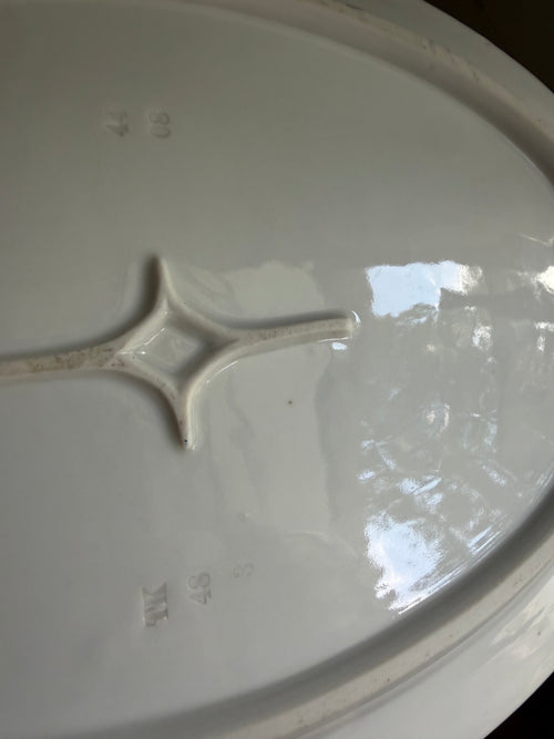 Antique Violet Platter TK Thun porcelain Austria