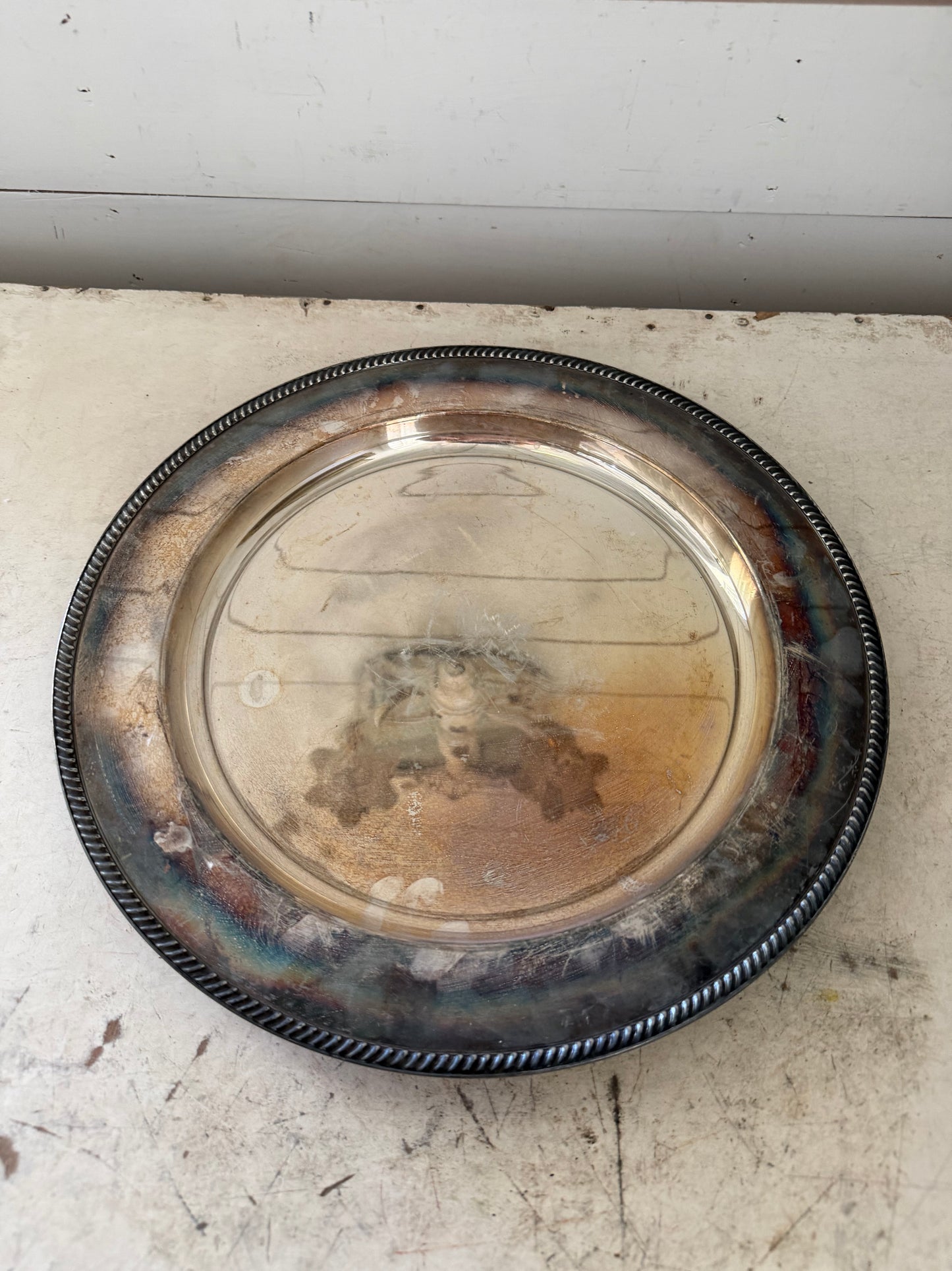 Tarnished silver platter will get makeover