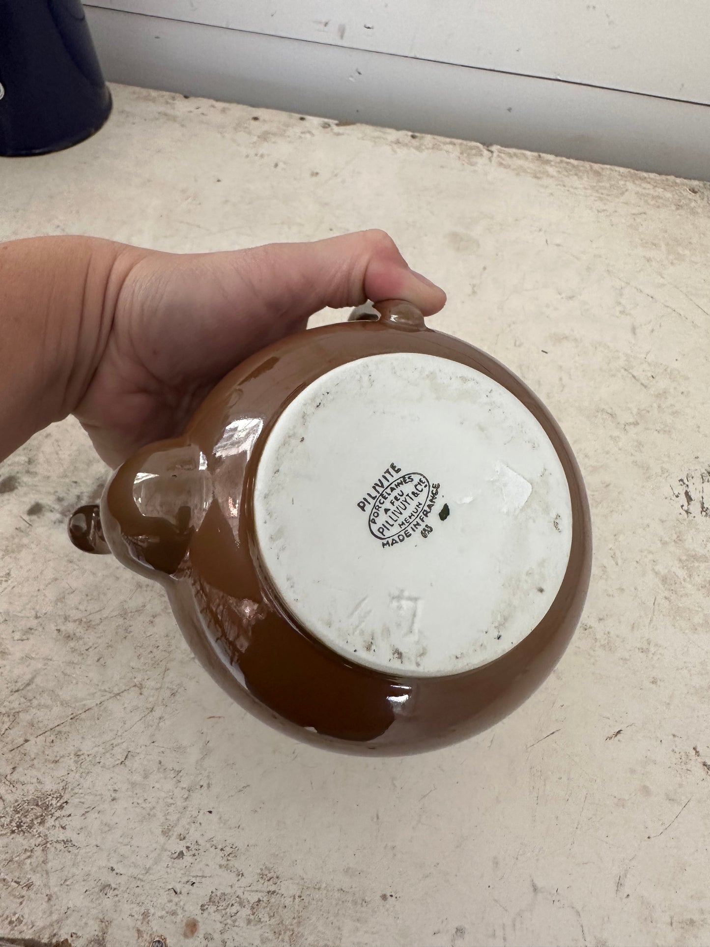 Art Deco French Pillivuyt Porcelain Teapot - IB01434