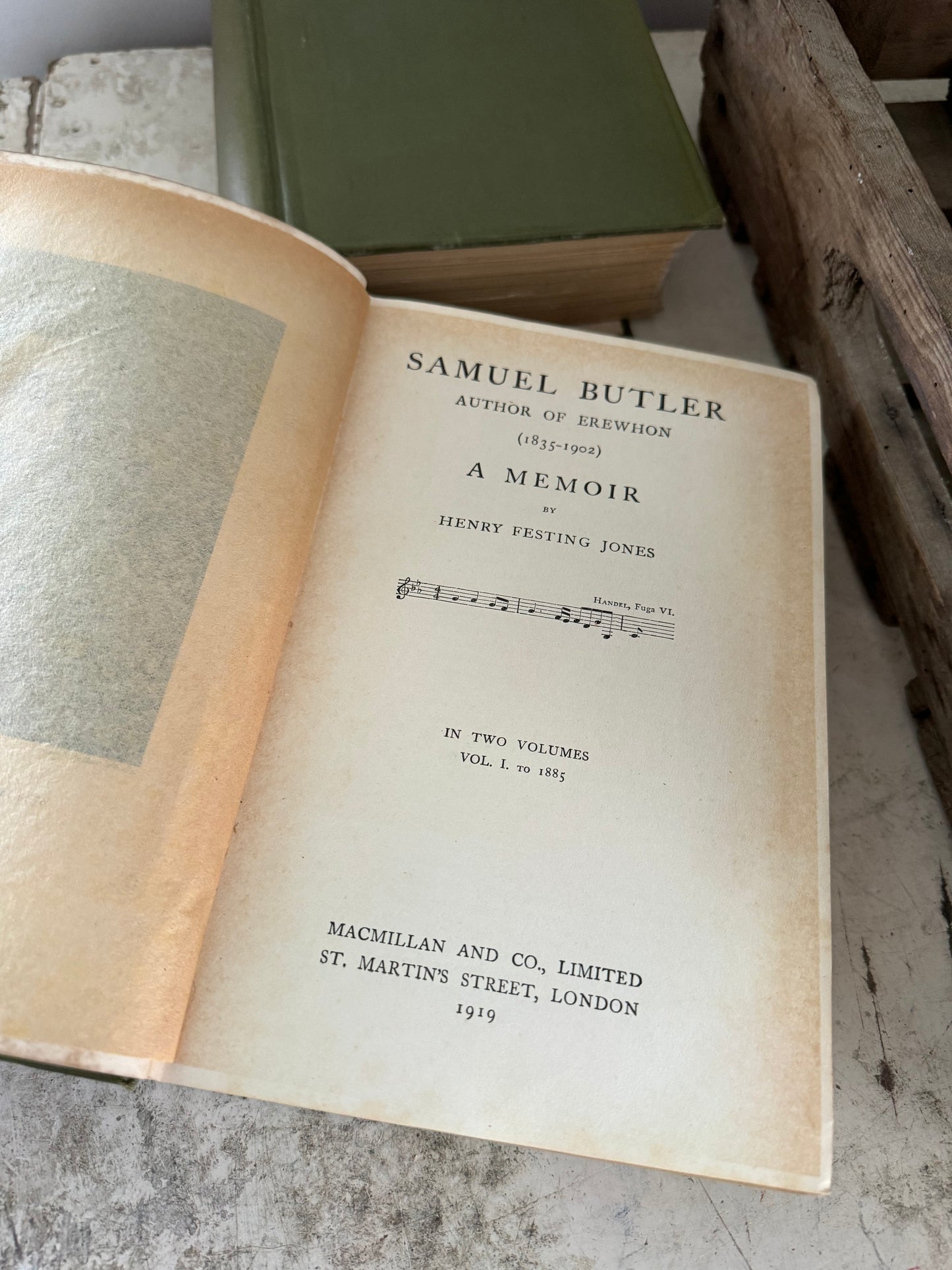 Samuel Butler vol 1 & 2 1919 set