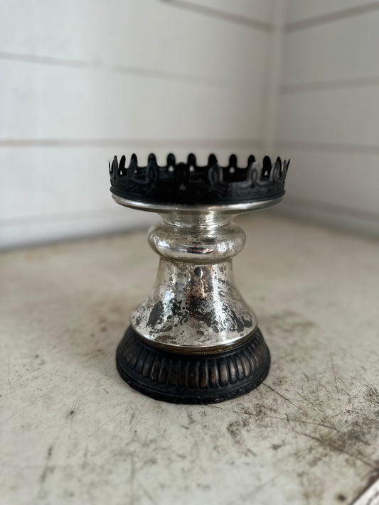 Mercury Candlestick with metal top