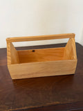 Small Handmade Wood Tote - Will get makeover